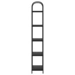 vidaXL Étagère Chêne noir 60 x 30 x 183 cm Bois d'ingénierie