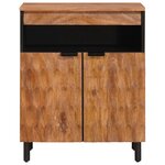 vidaXL Buffet avec stockage Finition Acacia Brun 60 x 33 x 75 cm