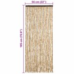 vidaXL Moustiquaire Beige 56x185 cm Chenille