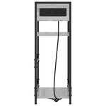 vidaXL Cabinet de chevet Gris Sonoma 40 x 27 x 76 cm Bois d'ingénierie