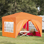 vidaXL Tente de fête pop-up 290 x 290 x 245 cm Orange