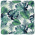 vidaXL Coussins de palette lot de 2 motif de feuilles tissu