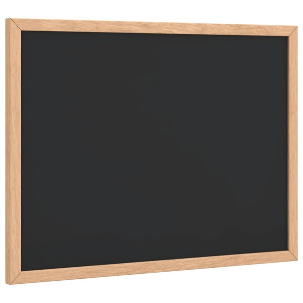 vidaXL Tableau noir avec cadre bois de pin massif noir 40x30 cm