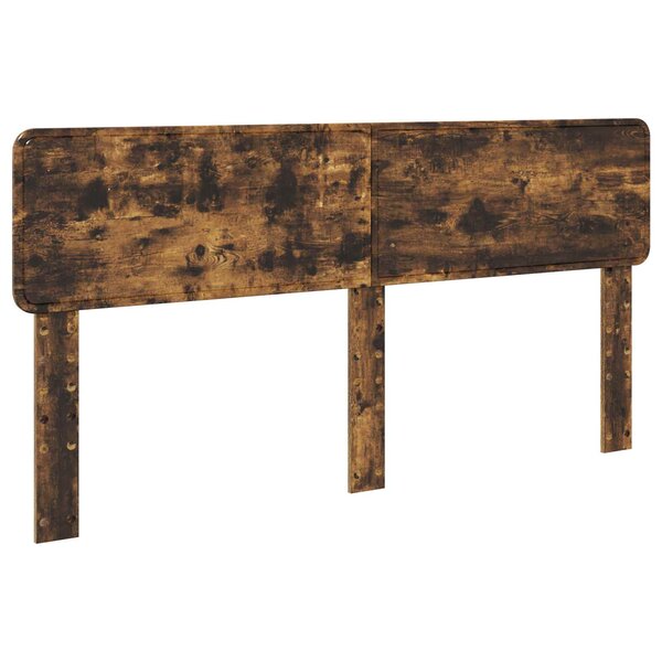 vidaXL Tête de lit Chêne fumé 200 cm Bois d'ingénierie