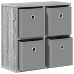 vidaXL Buffet Gris Sonoma 49 5 x 22 x 47 cm