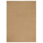 vidaXL Tapis à poils bouclés fait à la main 160x230 cm Jute et coton