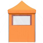vidaXL Tente de fête Orange 200 x 200 x 306 cm Tissu Oxford