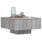 vidaXL Table basse Sonoma gris 60x60x31 5 cm Bois d'ingénierie