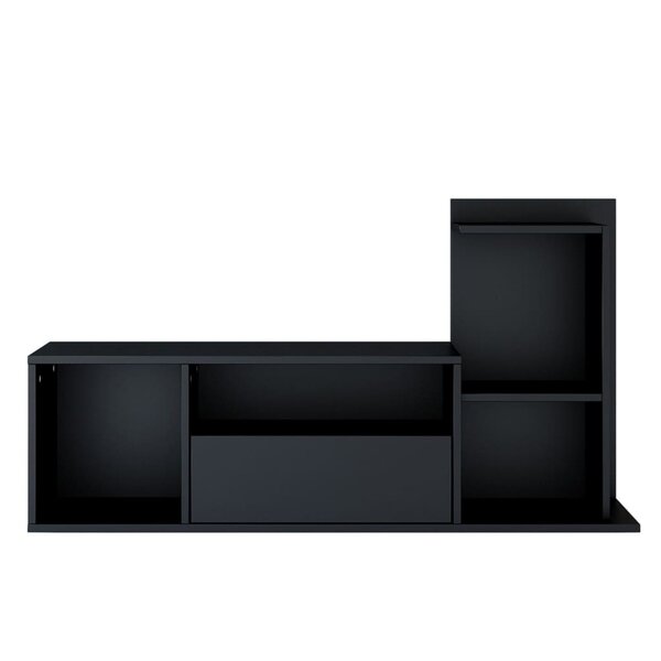 Homemania Meuble TV Sumatra 120x30x30/65 cm Noir