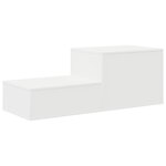 Meuble de rangement vidaXL Blanc 108x41x40 cm en bois aggloméré