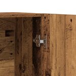 vidaXL Buffet haut vieux bois 70x31x115 cm bois d'ingénierie