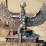 Pièce de monnaie en Argent g 500 (1/2 Kg) Millésime Gods of Ancient Egypt ISIS GODDESS OF MAGIC