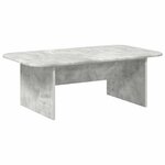 vidaXL Table basse Gris béton 93 x 53 x 33 cm Bois d'ingénierie