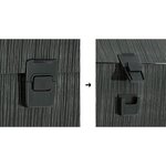 Valisette Trieur Carton Pélliculé 16 compartiments Soufflets 11 cm Noir FAST