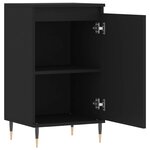 vidaXL Buffets 2 Pièces noir 40x35x70 cm bois d’ingénierie