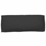 vidaXL Coussin pour dossier de palette Noir 120 x 40 x 12 cm