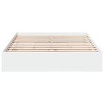 vidaXL Cadre de lit avec tiroirs sans matelas blanc 150x200 cm