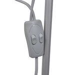 vidaXL Lampadaire Gris