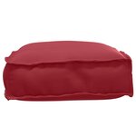 vidaXL Coussin pour assise de palette Bordeaux 60 x 40 x 8 cm