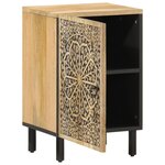 vidaXL Armoire de salle de bain 38x33x58 cm bois massif de manguier