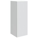 vidaXL Armoire Murale 33 x 34 5 x 90 cm Bois d'ingénierie Blanc