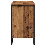 vidaXL Meuble lavabo Bois ancien 91x35x60 cm en bois d'ingénierie