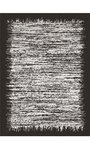 Tapis de salon SHADOW 50 x 80 cm - Noir