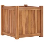vidaXL Lit surélevé 40x40x40 cm Bois de teck solide