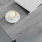 vidaXL Table basse Gris Sonoma 40 x 40 x 36 cm Bois d'ingénierie