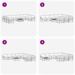 vidaXL Ensemble de canapés d'extérieur 11 pc Blanc et gris clair