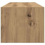 vidaXL Meuble TV chêne artisanal 100 x 31 x 25.5 cm Bois d'ingénierie