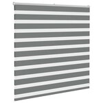 vidaXL Store zèbre gris foncé largeur du tissu 140 9 cm polyester