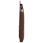 vidaXL Tête de lit suspendue Avec lumière LED Marron Simili cuir