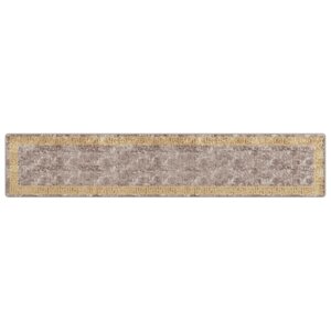 vidaXL Coureur de Tapis MARSA Gris 80 x 400 cm Polyester et PVC