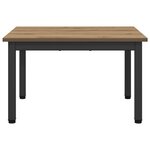 vidaXL Table basse Chêne artisan 60 x 50 x 36 cm Bois d'ingénierie