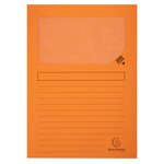 Paquet De 10 Chemises À Fenêtre Super 160g/m2 - 22x31cm - Couleurs Assorties - X 10 - Exacompta