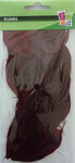 Sachet 3 Gr Plumes Coupees Bordeaux Ht.60