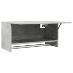 vidaXL Garde-robe gris béton 70x32 5x35 cm bois d'ingénierie