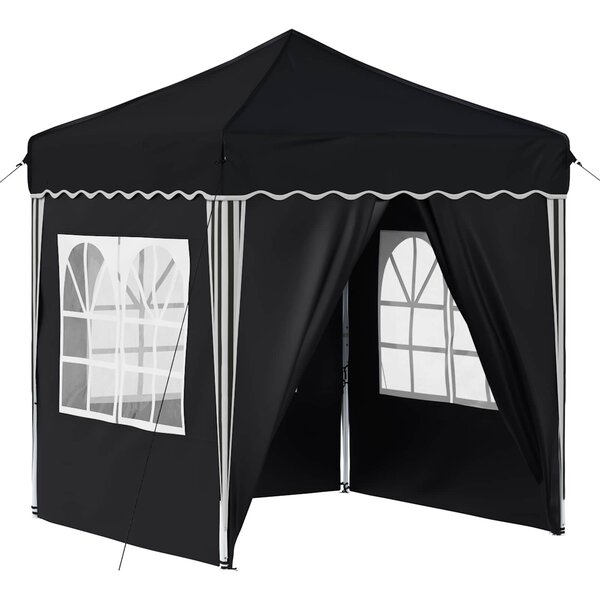 vidaXL Tente de fête pop-up 195 x 195 x 245 cm Anthracite Tissu Oxford