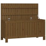 vidaXL Boîte de rangement de jardin Marron miel 108x42 5x54cm Bois pin