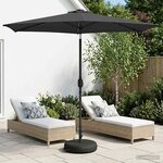 vidaXL Parasol de jardin avec lampes LED 270 x 270 cm Polyester