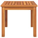 vidaXL Table basse 40x40x36 cm bois d'acacia massif