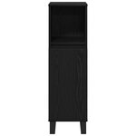 vidaXL Ensemble de mobilier de salle de bain 3 Pièces Chêne noir