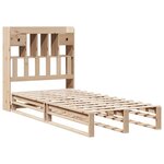 vidaXL Lit bibliothèque sans matelas 90x190 cm bois de pin massif