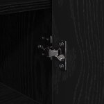 vidaXL Buffet Chêne noir 35 x 35 5 x 76 cm Bois d'ingénierie