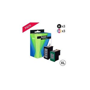 Compatible HP 350XL/351XL Pack 6 Cartouches Noires/Couleurs (SD412EE)