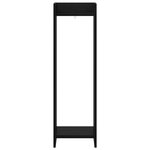 vidaXL Support de Plante 2 pièces Chêne noir 30 x 30 x 100 cm
