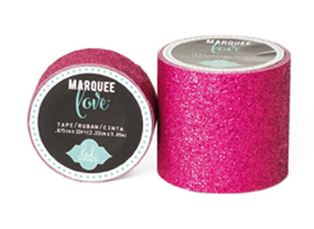 Masking tape 5 cm Rose pailleté - Marquee Love