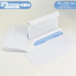 Lot de 500 Enveloppes blanches DL - gamme Courrier+ (sans fenêtre)