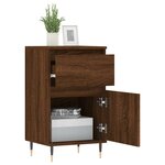 vidaXL Buffet chêne marron 40x35x70 cm bois d'ingénierie